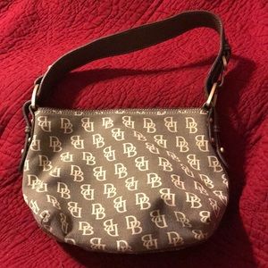 ••SOLD•• Dooney & Bourke Canvas Hobo Bag